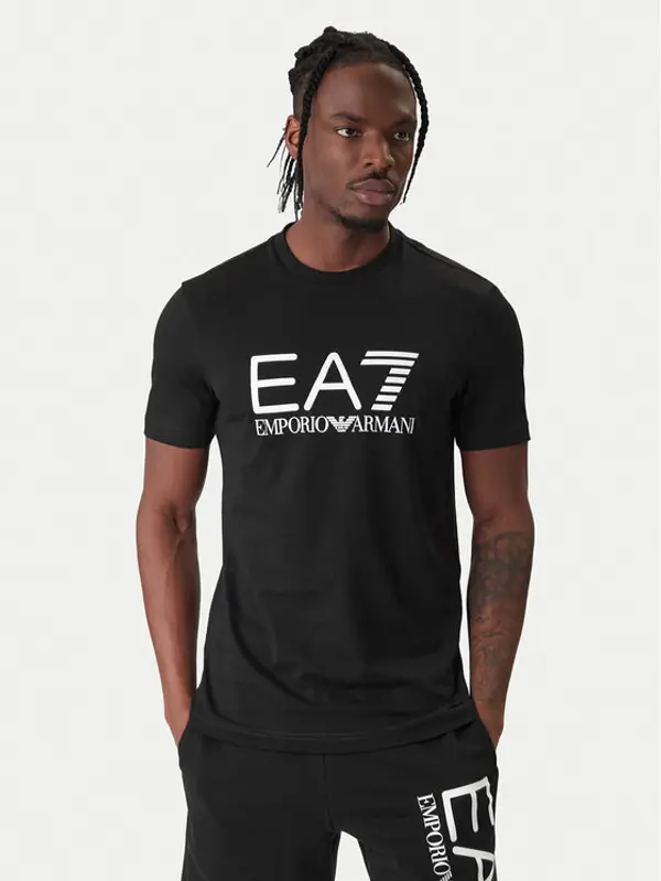 EA7 Emporio Armani EA7 Emporio Armani T-shirt 7M001412 AF22264 UC001 Crna Regular Fit
