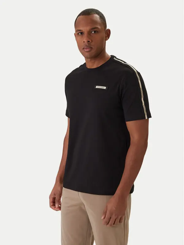 EA7 Emporio Armani EA7 Emporio Armani T-shirt 7M001476 AF10375 Crna Regular Fit