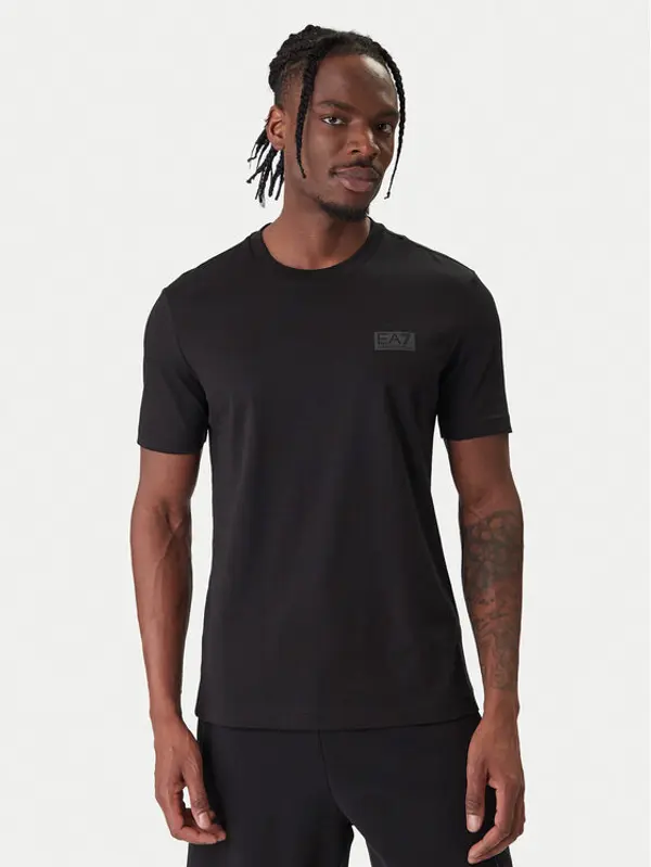 EA7 Emporio Armani EA7 Emporio Armani T-shirt 7M001487 AF17789 UC001 Crna Regular Fit
