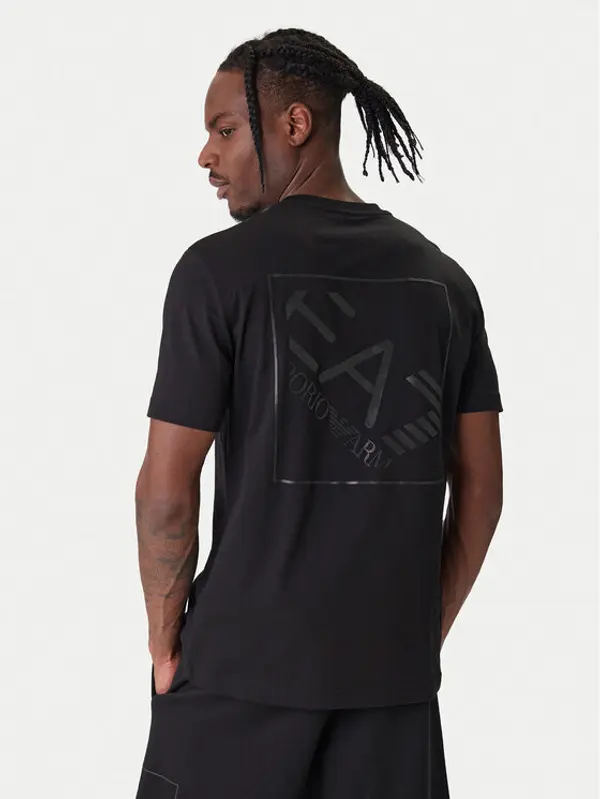 EA7 Emporio Armani EA7 Emporio Armani T-shirt 7M001487 AF17789 UC001 Crna Regular Fit