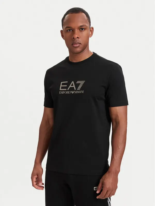 EA7 Emporio Armani EA7 Emporio Armani T-shirt 7M002095 AF27714 UC001 Crna Regular Fit