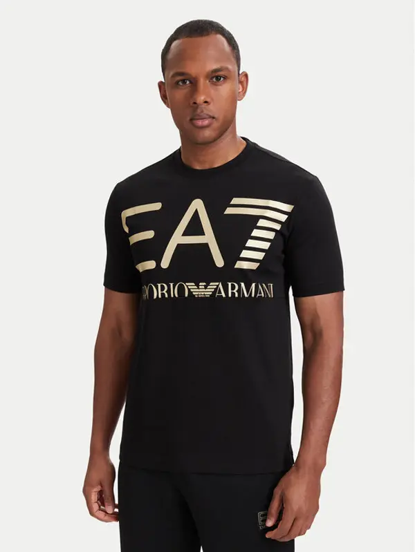 EA7 Emporio Armani EA7 Emporio Armani T-shirt 7M002200 AF27188 MC004 Crna Regular Fit