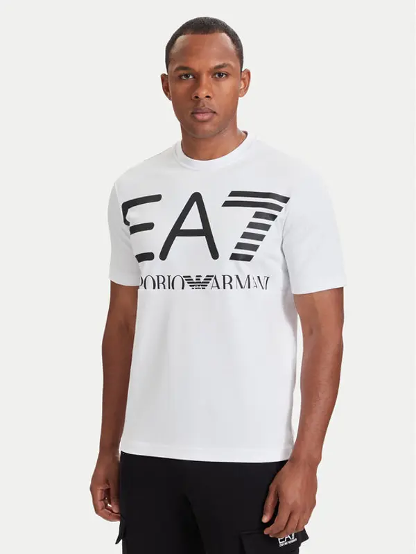 EA7 Emporio Armani EA7 Emporio Armani T-shirt 7M002200 AF27188 U0002 Bijela Regular Fit