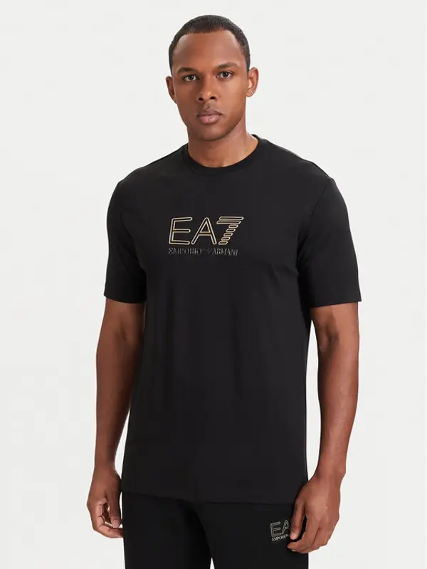 EA7 Emporio Armani EA7 Emporio Armani T-shirt 7M002239 AF13739 UC001 Crna Regular Fit