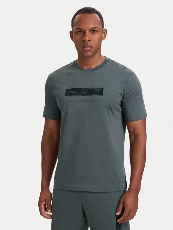 EA7 Emporio Armani EA7 Emporio Armani T-shirt 7M002415 AF10375 M8011 Siva Regular Fit