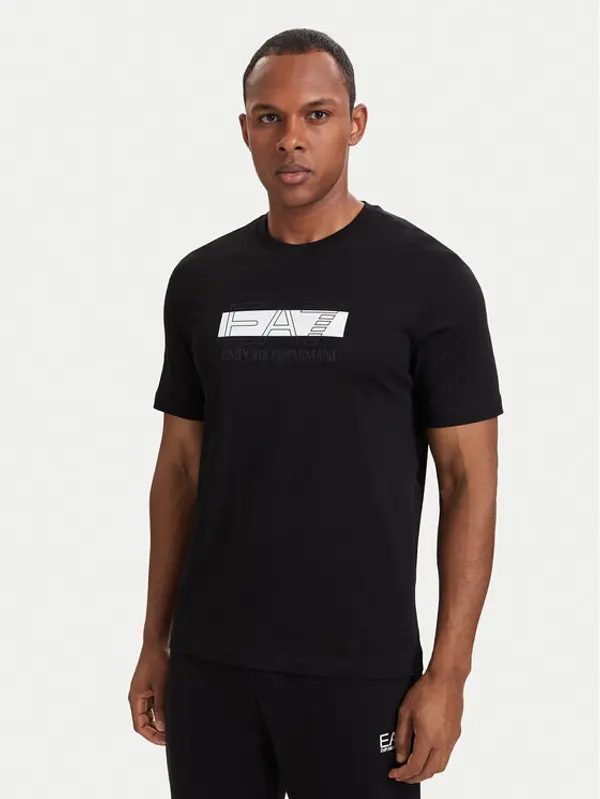 EA7 Emporio Armani EA7 Emporio Armani T-shirt 7M002415 AF10375 MC001 Crna Regular Fit