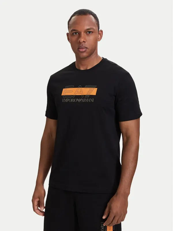 EA7 Emporio Armani EA7 Emporio Armani T-shirt 7M002415 AF10375 UC001 Crna Regular Fit