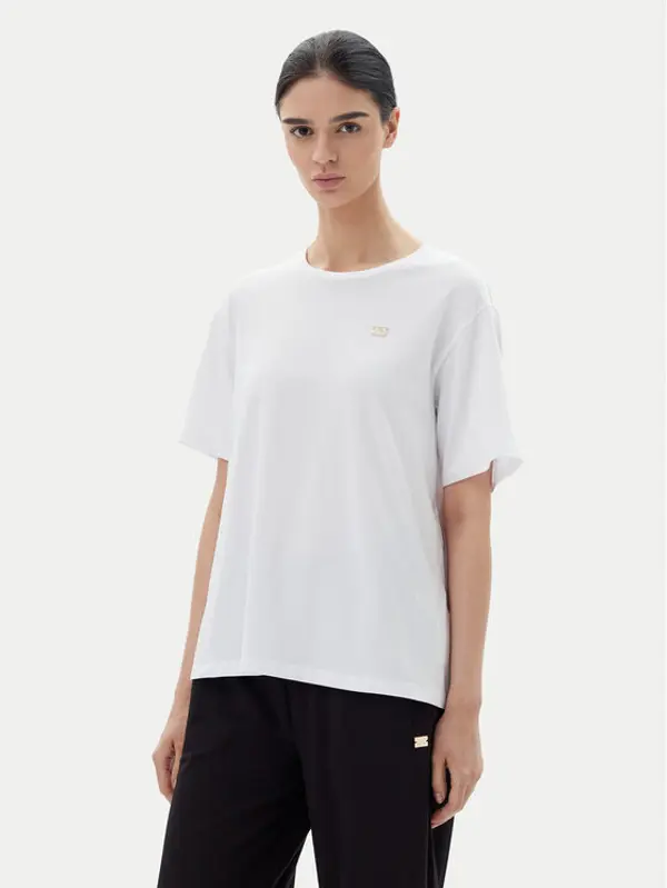 EA7 Emporio Armani EA7 Emporio Armani T-shirt 7W000028 AF10373 U0002 Bijela Loose Fit