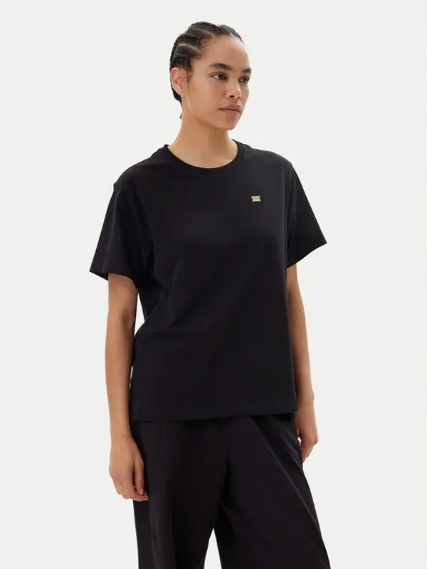EA7 Emporio Armani EA7 Emporio Armani T-shirt 7W000028 AF10373 UC001 Crna Loose Fit