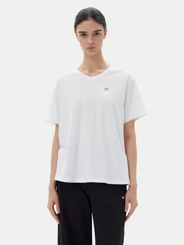 EA7 Emporio Armani EA7 Emporio Armani T-shirt 7W000029 AF10373 U0002 Bijela Loose Fit