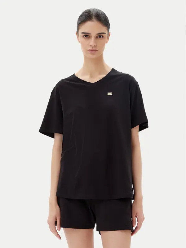 EA7 Emporio Armani EA7 Emporio Armani T-shirt 7W000029 AF10373 UC001 Crna Loose Fit