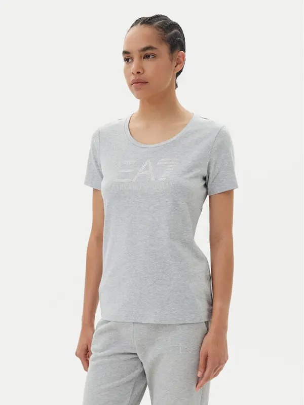 EA7 Emporio Armani EA7 Emporio Armani T-shirt 7W000094 AF10373 O8002 Siva Slim Fit