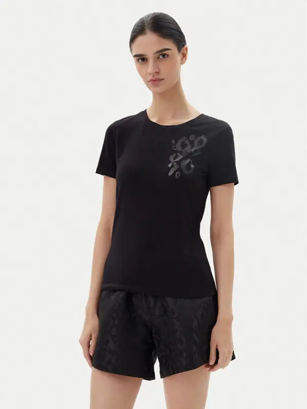 EA7 Emporio Armani EA7 Emporio Armani T-shirt 7W000133 AF10373 UC001 Crna Regular Fit