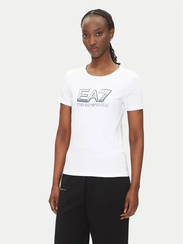 EA7 Emporio Armani EA7 Emporio Armani T-shirt 7W000183 AF10373 U0002 Bijela Regular Fit
