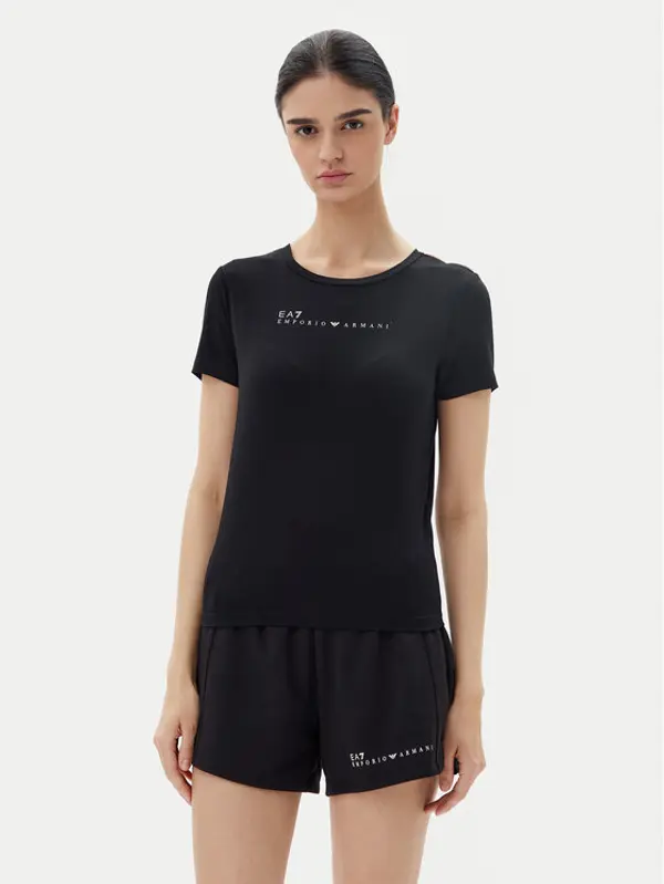 EA7 Emporio Armani EA7 Emporio Armani T-shirt 7W000274 AF12945 UC001 Crna Slim Fit
