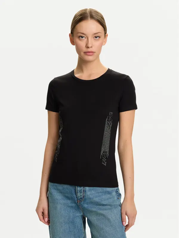 EA7 Emporio Armani EA7 Emporio Armani T-shirt 7W000521 AF12503 UC001 Crna Regular Fit
