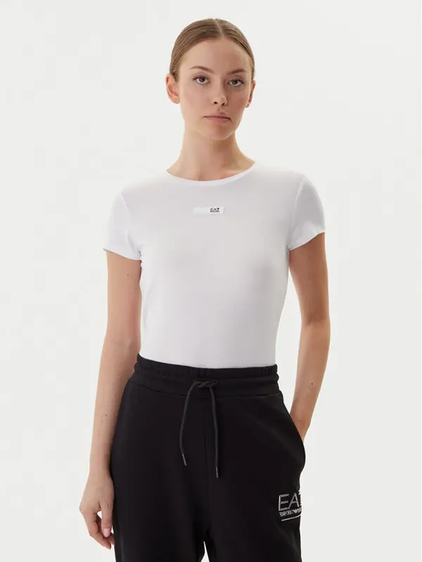 EA7 Emporio Armani EA7 Emporio Armani T-shirt 7W000673 AF12945 U0002 Bijela Slim Fit