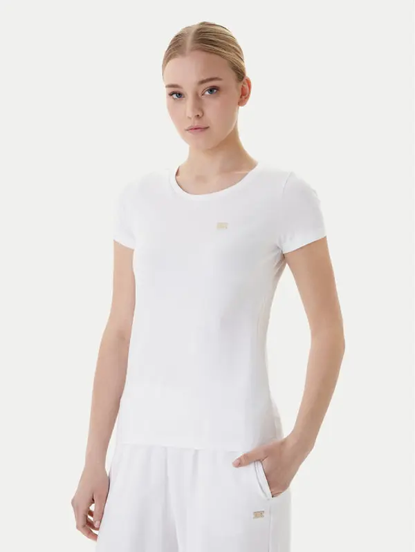 EA7 Emporio Armani EA7 Emporio Armani T-shirt 7W001045 AF10373 U0002 Bijela Slim Fit