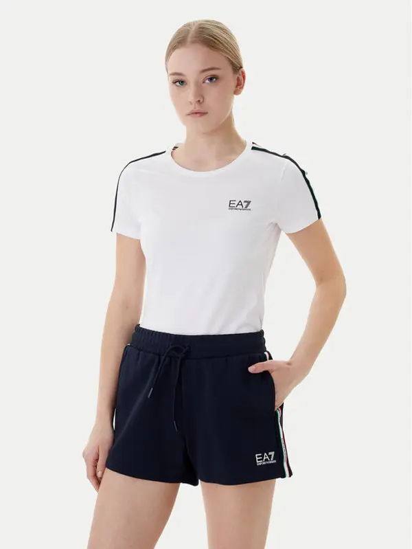 EA7 Emporio Armani EA7 Emporio Armani T-shirt 7W001220 AF12503 U0002 Bijela Regular Fit