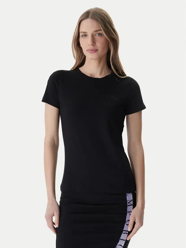 EA7 Emporio Armani EA7 Emporio Armani T-shirt 7W001490 AF10373 Crna Slim Fit