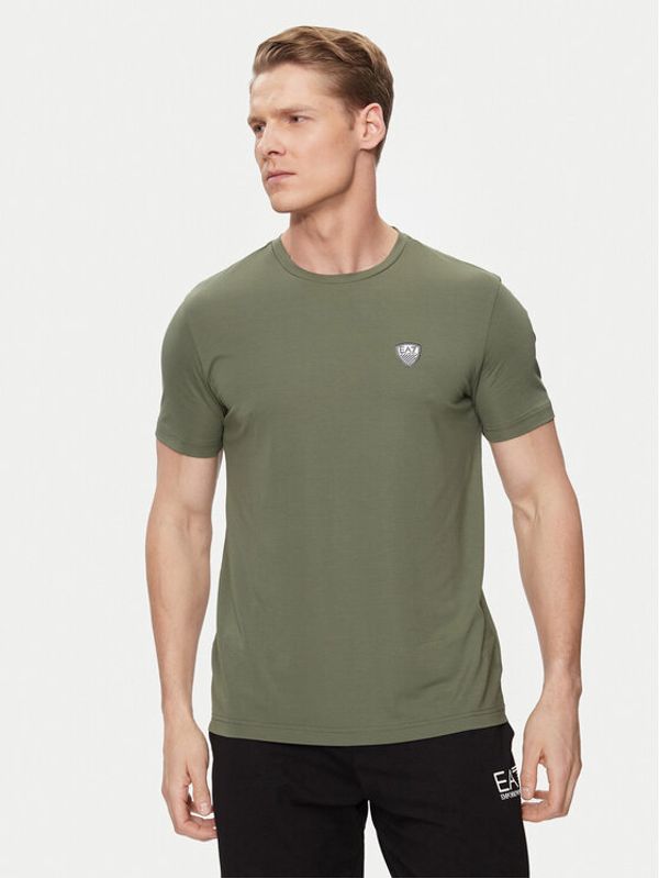 EA7 Emporio Armani EA7 Emporio Armani T-shirt 8NPT16 PJRGZ 1846 Zelena Regular Fit