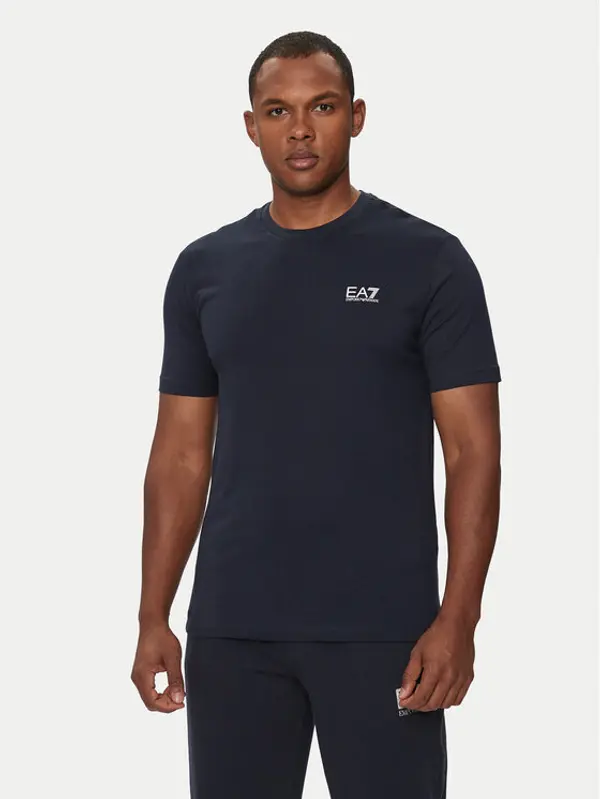 EA7 Emporio Armani EA7 Emporio Armani T-shirt 8NPT25 PJVPZ 0562 Tamnoplava Regular Fit