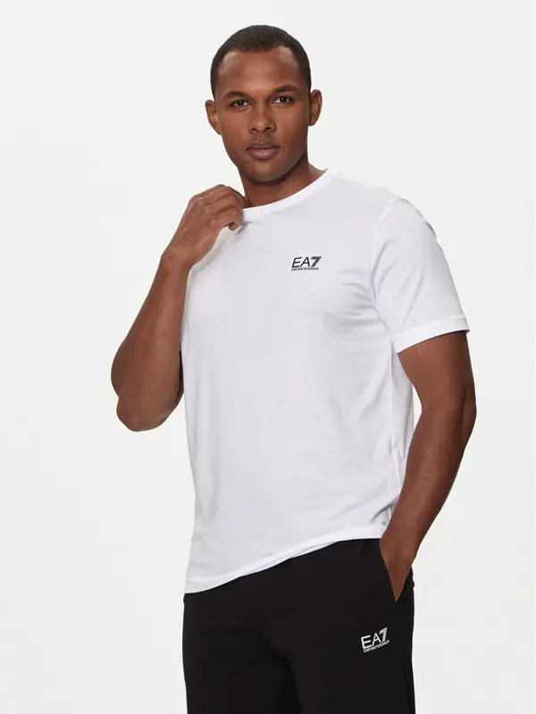 EA7 Emporio Armani EA7 Emporio Armani T-shirt 8NPT25 PJVPZ 1100 Bijela Regular Fit