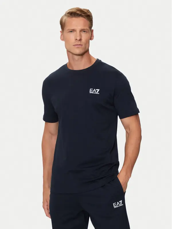 EA7 Emporio Armani EA7 Emporio Armani T-shirt 8NPT25 PJVPZ 1562 Tamnoplava Regular Fit