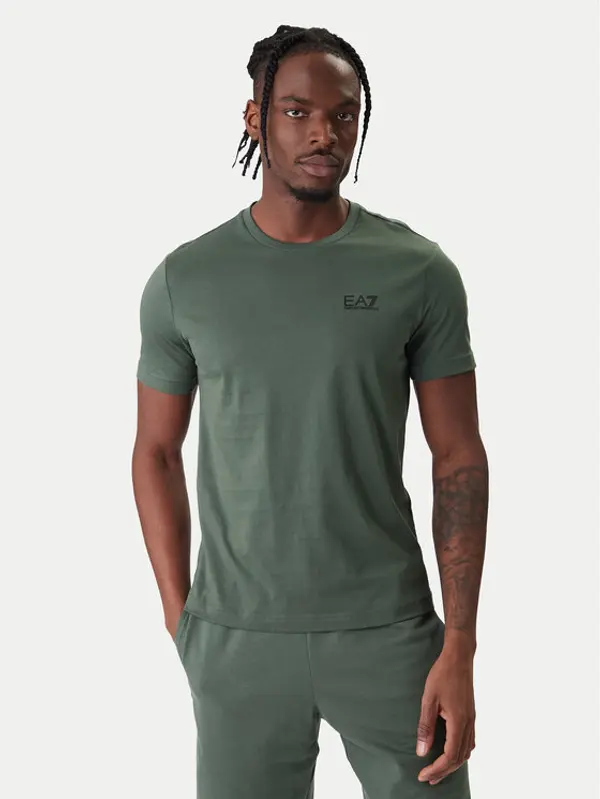 EA7 Emporio Armani EA7 Emporio Armani T-shirt 8NPT25 PJVPZ U7260 Zelena Regular Fit