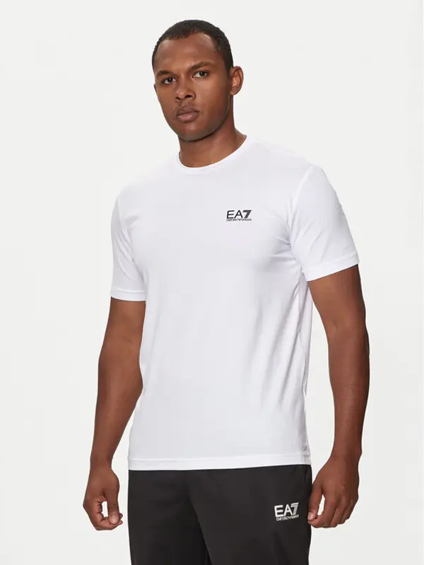 EA7 Emporio Armani EA7 Emporio Armani T-shirt 8NPT26 PJVQZ 1100 Bijela Regular Fit