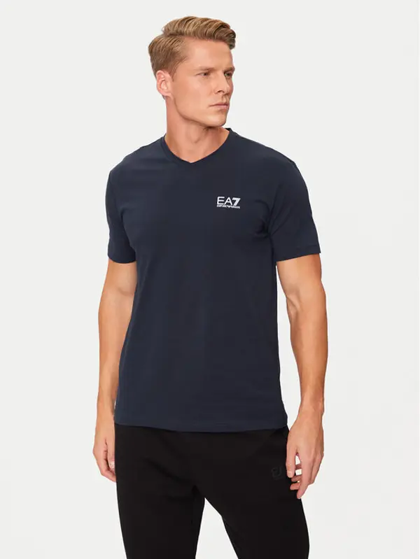 EA7 Emporio Armani EA7 Emporio Armani T-shirt 8NPT27 PJVQZ 1562 Tamnoplava Regular Fit