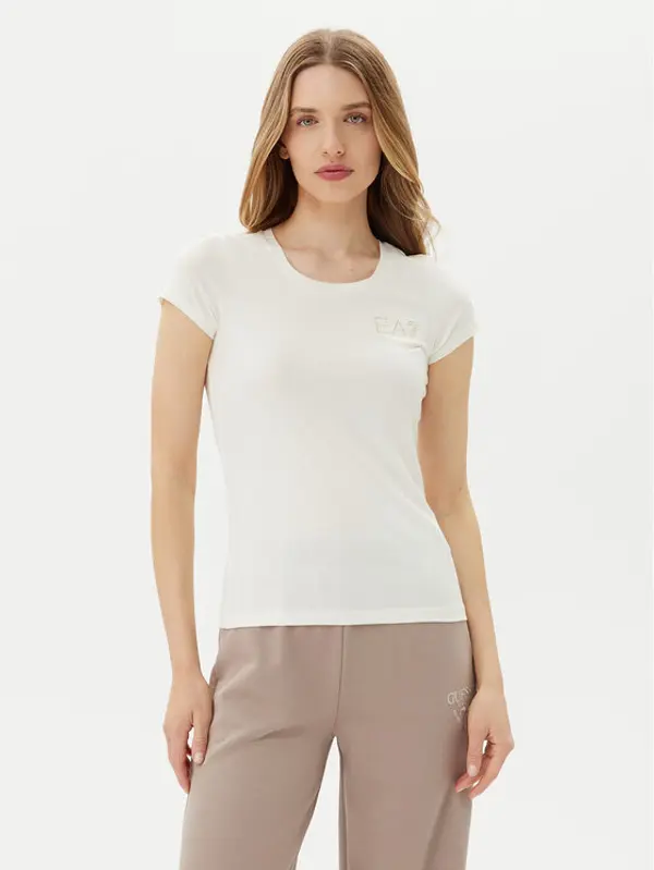 EA7 Emporio Armani EA7 Emporio Armani T-shirt 8NTT65 TJDQZ U0005 Bijela Regular Fit