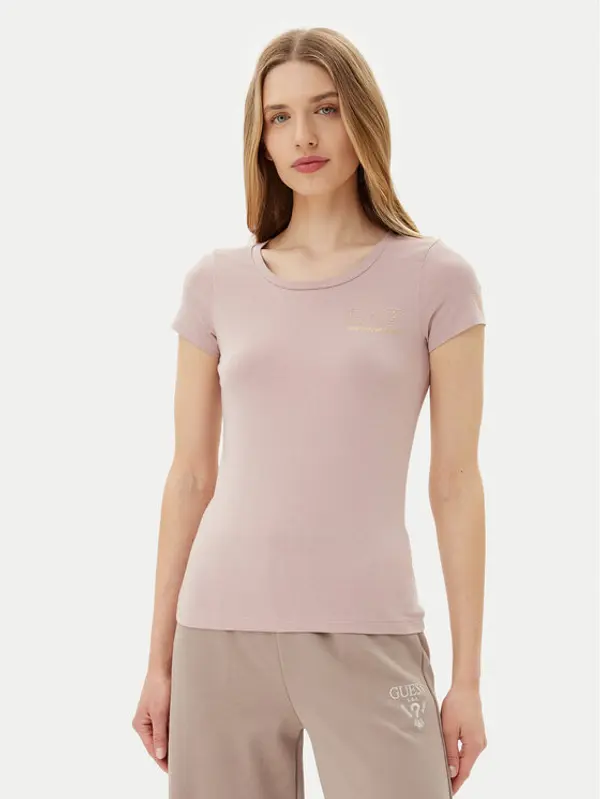 EA7 Emporio Armani EA7 Emporio Armani T-shirt 8NTT65 TJDQZ U4079 Ružičasta Regular Fit