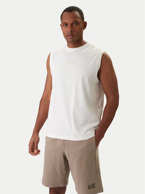 EA7 Emporio Armani EA7 Emporio Armani Tank top 7M001405 AF22264 U0004 Écru Regular Fit