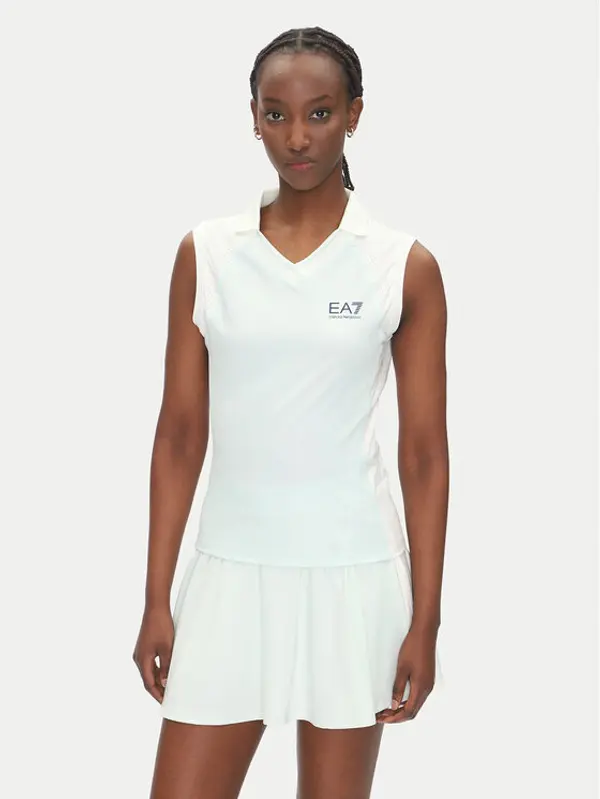 EA7 Emporio Armani EA7 Emporio Armani Tehnička majica 7W000200 AF13282 M9040 Bijela Regular Fit