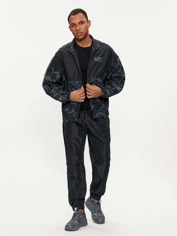 EA7 Emporio Armani EA7 Emporio Armani Trenerka 3DPV03 PNP6Z 1200 Crna Regular Fit