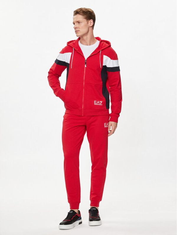 EA7 Emporio Armani EA7 Emporio Armani Trenerka 3DPV10 PJLIZ 1461 Crvena Regular Fit