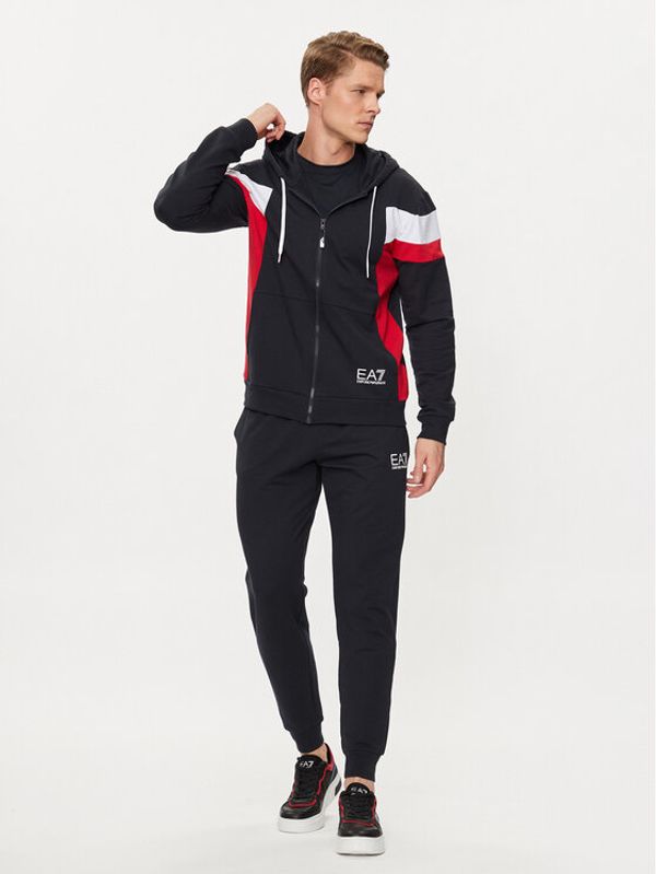 EA7 Emporio Armani EA7 Emporio Armani Trenerka 3DPV10 PJLIZ 1578 Tamnoplava Regular Fit
