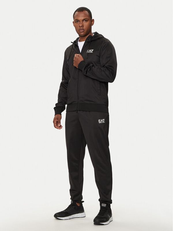 EA7 Emporio Armani EA7 Emporio Armani Trenerka 6DPV70 PJHCZ 1200 Crna Regular Fit