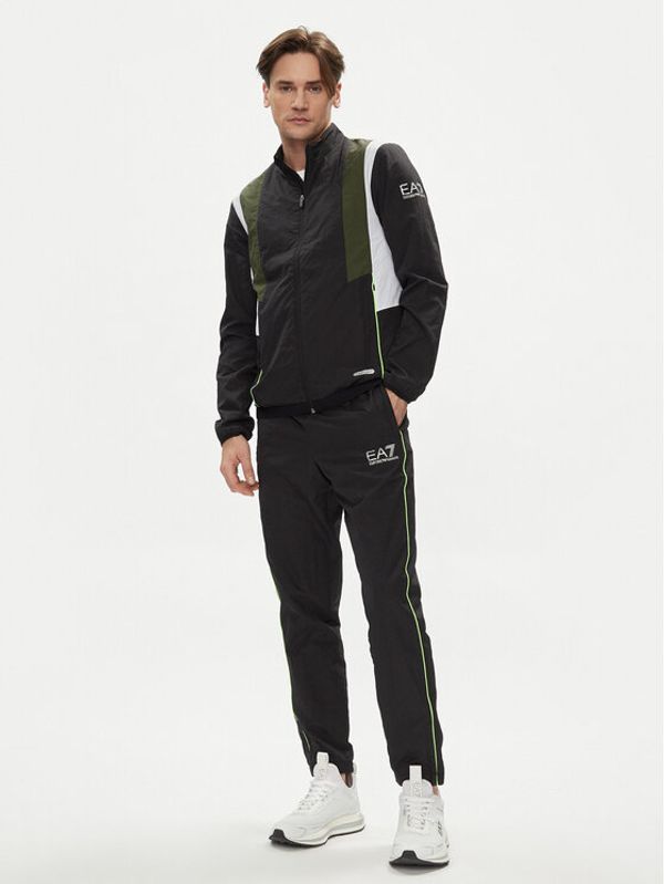 EA7 Emporio Armani EA7 Emporio Armani Trenerka 6RPV79 PJSRZ 1200 Crna Regular Fit