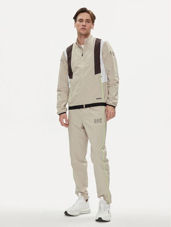 EA7 Emporio Armani EA7 Emporio Armani Trenerka 6RPV79 PJSRZ 1716 Bež Regular Fit