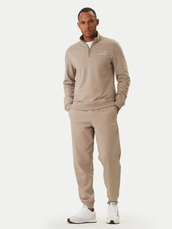 EA7 Emporio Armani EA7 Emporio Armani Trenerka 7M001317 AF13512 U6167 Bež Regular Fit