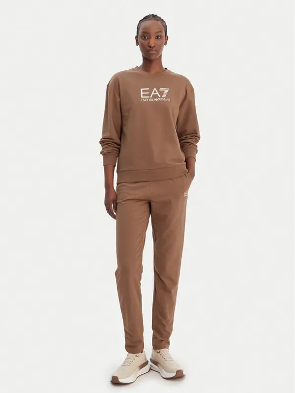 EA7 Emporio Armani EA7 Emporio Armani Trenerka 7W000115 AF13135 U6044 Smeđa Regular Fit