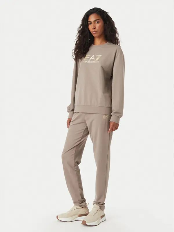 EA7 Emporio Armani EA7 Emporio Armani Trenerka 7W000115 AF13135 U6100 Bež Regular Fit