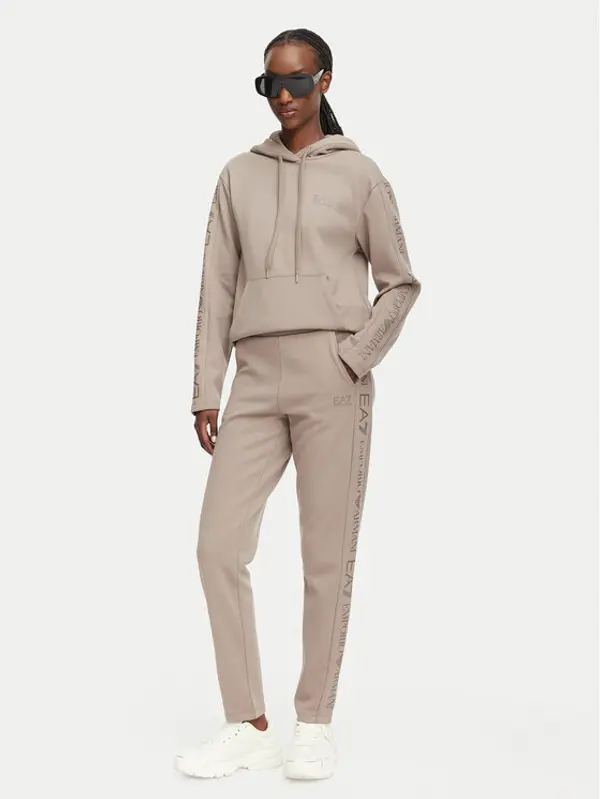 EA7 Emporio Armani EA7 Emporio Armani Trenerka 7W000116 AF10443 U6100 Tamno bež Regular Fit