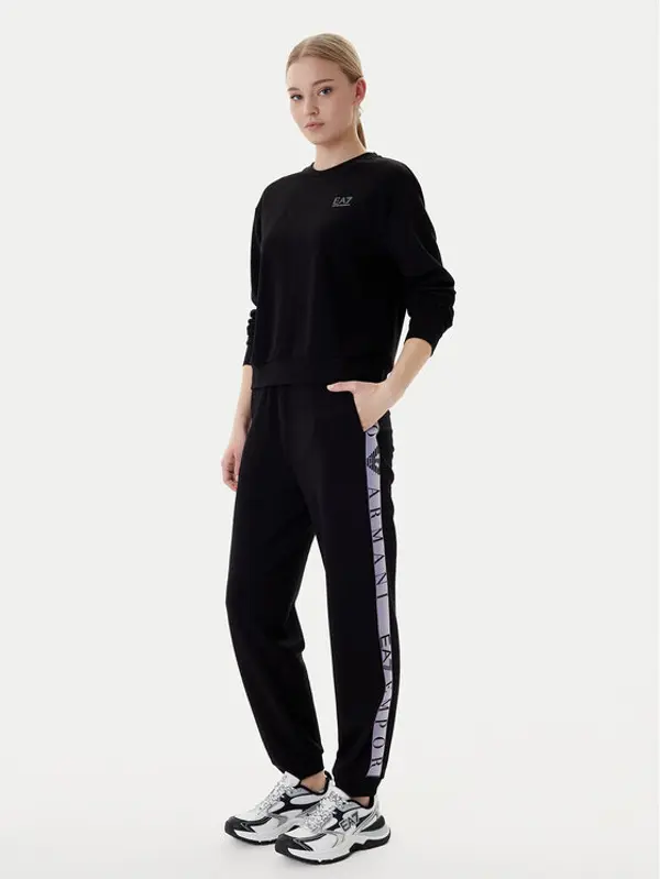 EA7 Emporio Armani EA7 Emporio Armani Trenerka 7W001157 AF12501 UC001 Crna Regular Fit