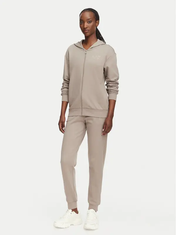 EA7 Emporio Armani EA7 Emporio Armani Trenerka 7W001369 AF12473 U6100 Bež Regular Fit