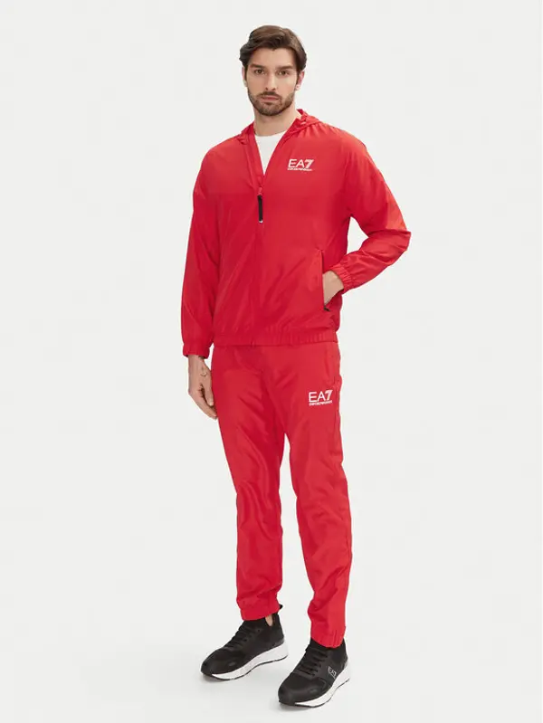 EA7 Emporio Armani EA7 Emporio Armani Trenerka 8NPV08 PN4HZ 1451 Crvena Regular Fit