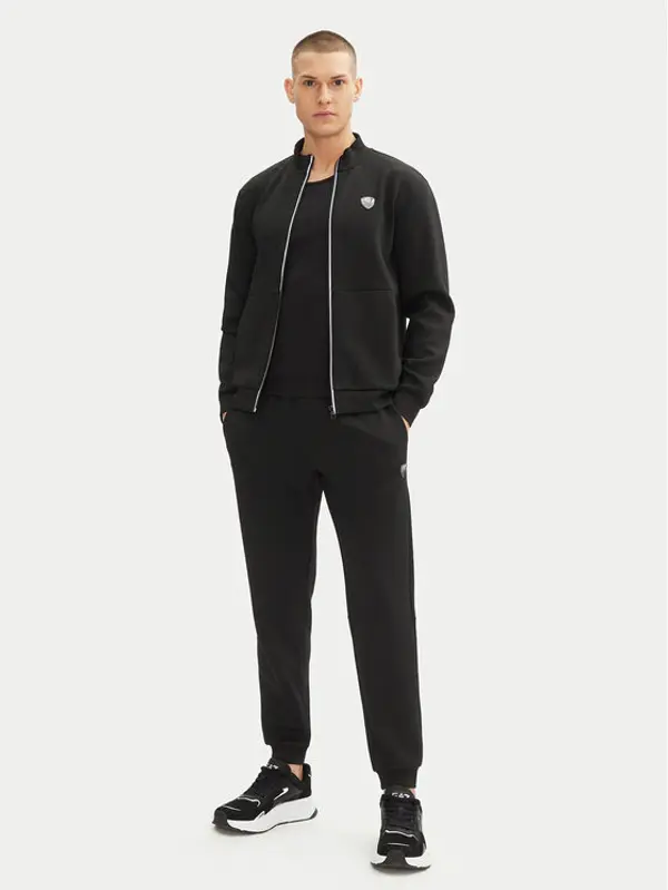 EA7 Emporio Armani EA7 Emporio Armani Trenerka 8NPV56 PJ4EZ 1200 Crna Regular Fit