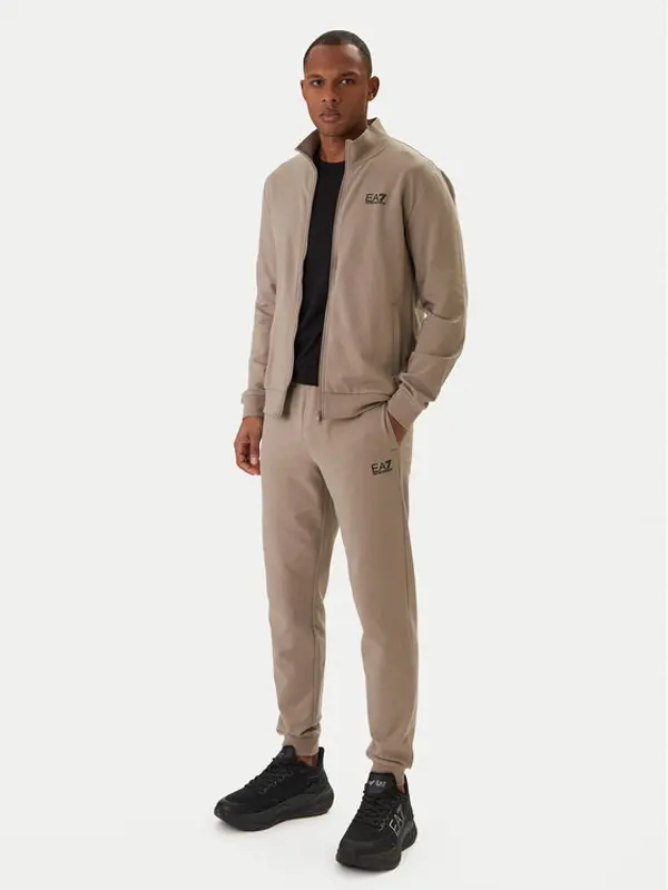 EA7 Emporio Armani EA7 Emporio Armani Trenerka 8NPV60 PJVRZ Bež Regular Fit